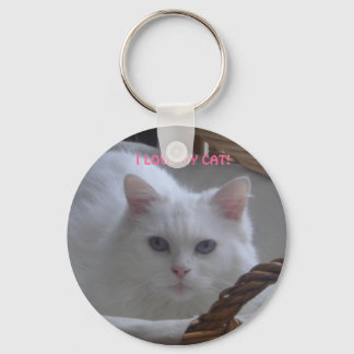 I LOVE MY CAT! KEY RING
