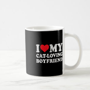 I Love My Cat-loving Boyfriend Funny Girlfriend Va Coffee Mug