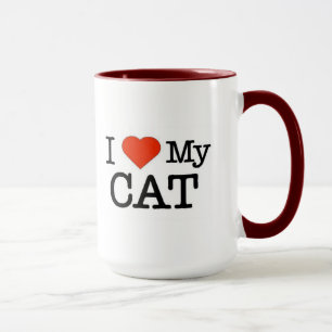 I Love My Cat Mug