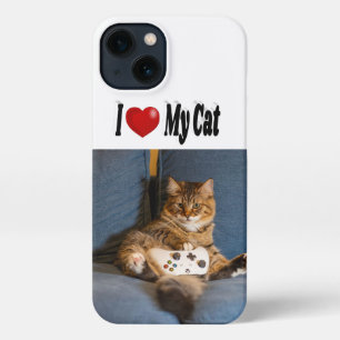 I Love My Cat photo   iPhone 13 Case