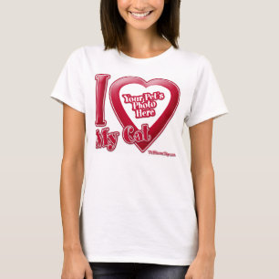 I Love My Cat - Photo T-Shirt
