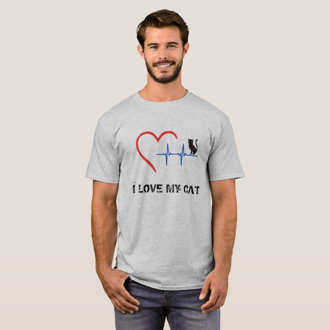 I love my Cat Shirt (Front Full)