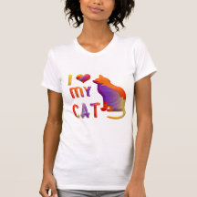 I Love My Cat T-Shirt