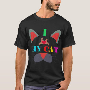 i love my cat to infinity   Cat   1 T-Shirt