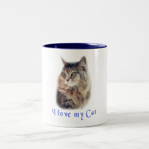 I love my Cat Two-Tone Coffee Mug