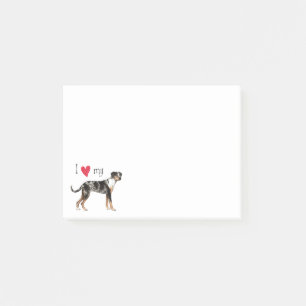 I Love my Catahoula Leopard Dog Post-it Notes