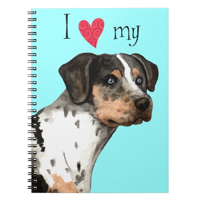 I Love my Catahoula Notebook (Front)