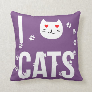 I Love My Cats Cushion