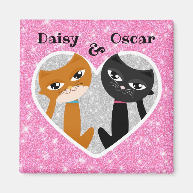 I love my cats magnet (Front)
