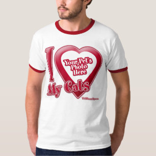 I Love My Cats - Photo T-Shirt