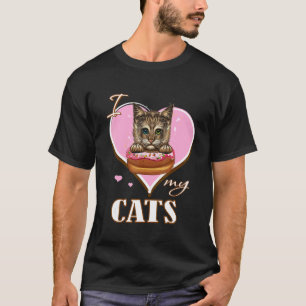 I Love My cats T-Shirt