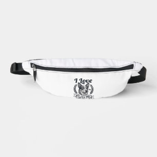 I Love My Cattle Dog Vintage Engraving Design_1 Bum Bags