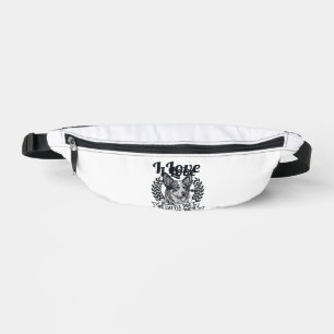 I Love My Cattle Dog Vintage Engraving Design_1 Bum Bags