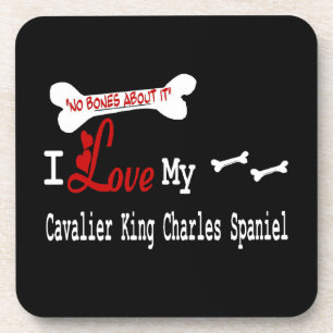I Love My Cavalier King Charles Spaniel Coaster