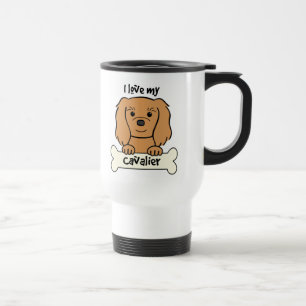 I Love My Cavalier King Charles Spaniel Travel Mug