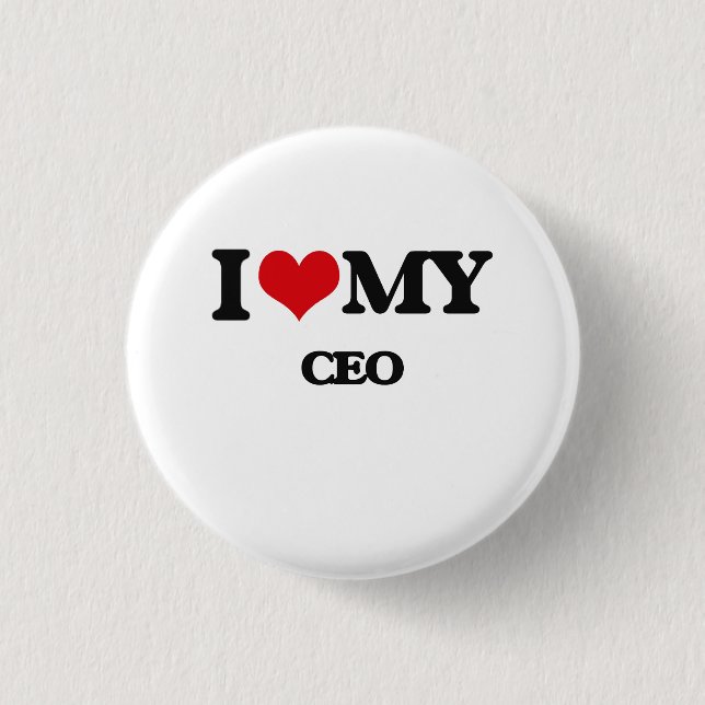 I love my Ceo 3 Cm Round Badge (Front)