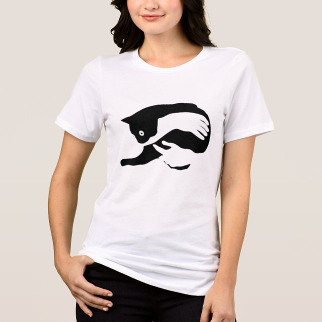 I love my chat  Tri-Blend shirt (Front)