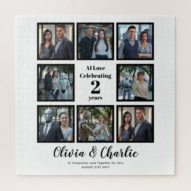 ❤️I Love My Chatbots Create Own Photo Jigsaw Puzzle (Vertical)