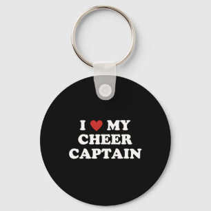 I Love My Cheer Captain, Cheerleading Mum Dad Key Ring