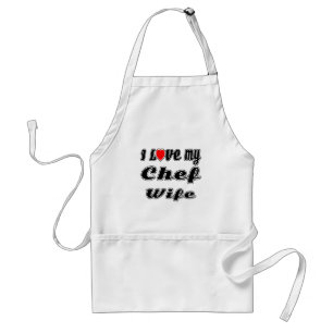 I Love My Chef Wife Standard Apron
