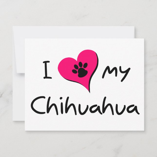 I Love my Chihuahua (Front)