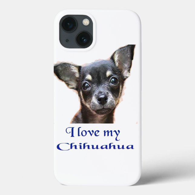 I love my Chihuahua Case-Mate iPhone Case (Back)