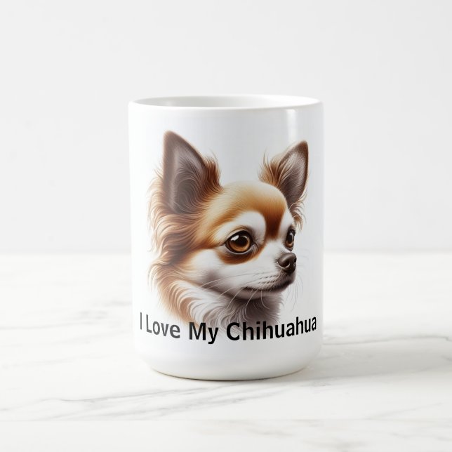 I Love My Chihuahua Coffee Mug (Center)