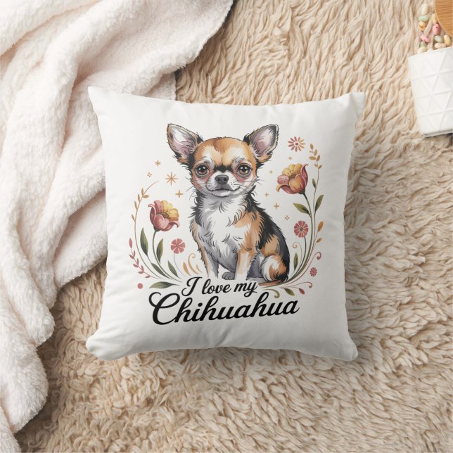I love my chihuahua  cushion (Blanket)