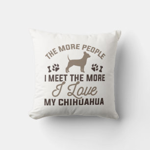 I Love My Chihuahua Cushion