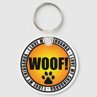 I Love My Chihuahua! Keychain