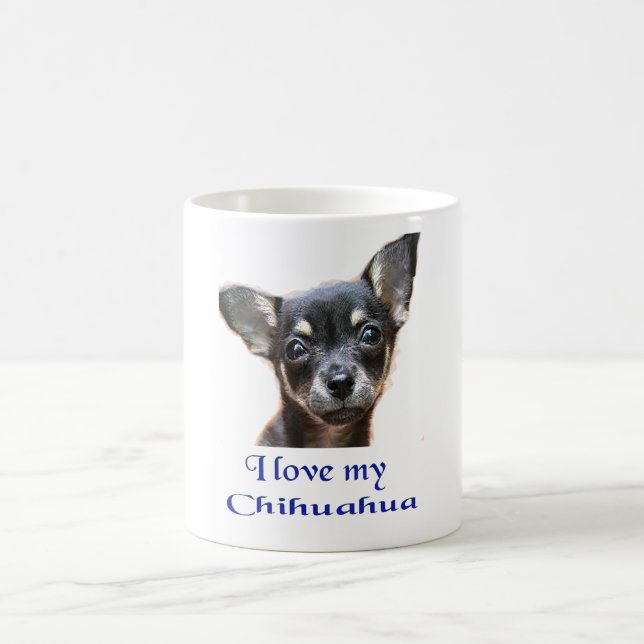 I Love my Chihuahua Magic Mug (Center)