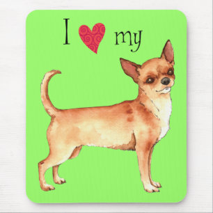 I Love my Chihuahua Mouse Mat