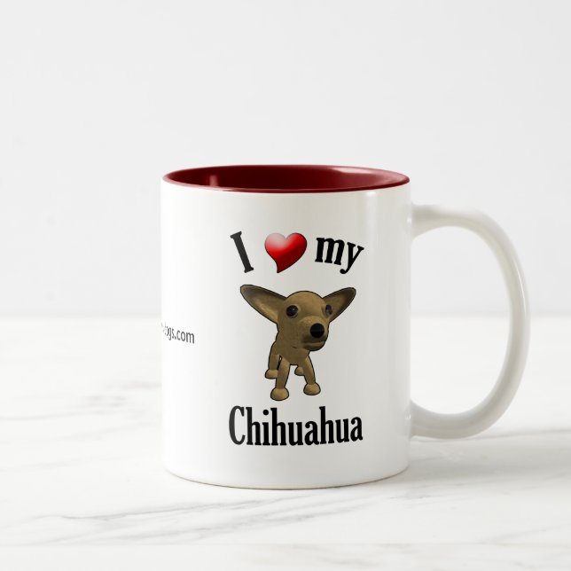 I Love My Chihuahua Mug (Right)