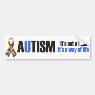 I love my child with autism - unique sticker desig