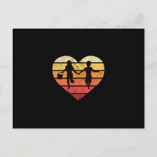 I Love My Children - Childhood Motif Postcard