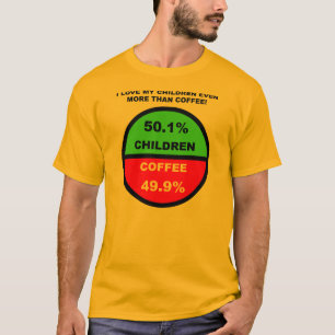 I Love My Children More Than Coffee Funny T-Shirt