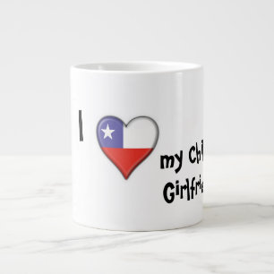 I love my Chilean Girlfriend Large Coffee Mug