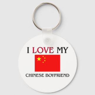 I Love My Chinese Boyfriend Key Ring
