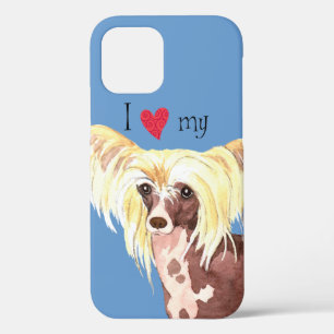 I Love my Chinese Crested iPhone 12 Case