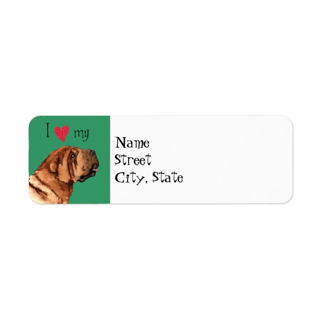 I Love my Chinese Shar-Pei (Front)