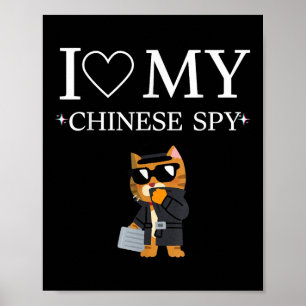 I Love My Chinese Spy Poster