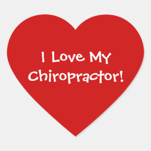 I Love My Chiropractor Stickers