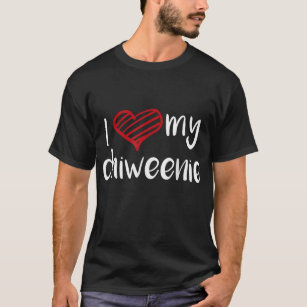 I Love My Chiweenie Dog Lover T-Shirt