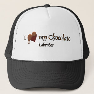 I Love my Chocolate Labrador Trucker Hat