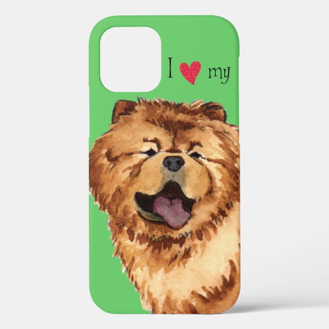 I Love my Chow Case-Mate iPhone Case (Back)