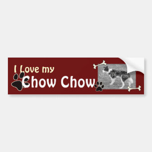 I love my Chow Chow Bumper Sticker