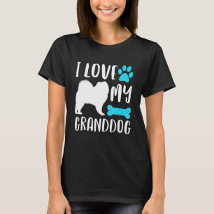 I Love My Chow Granddog Dog Grandma Grandpa T-Shirt