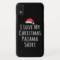 I love my Christmas Pajama Shirt