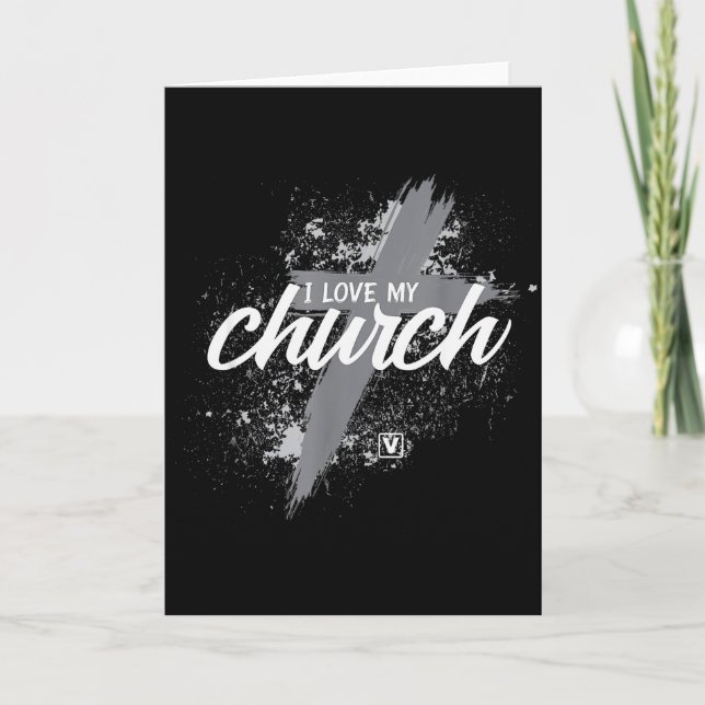 I Love My Church - Midland New Life Vineyard, Mi  Card (Front)