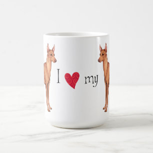 I Love my Cirneco dell'Etna Coffee Mug